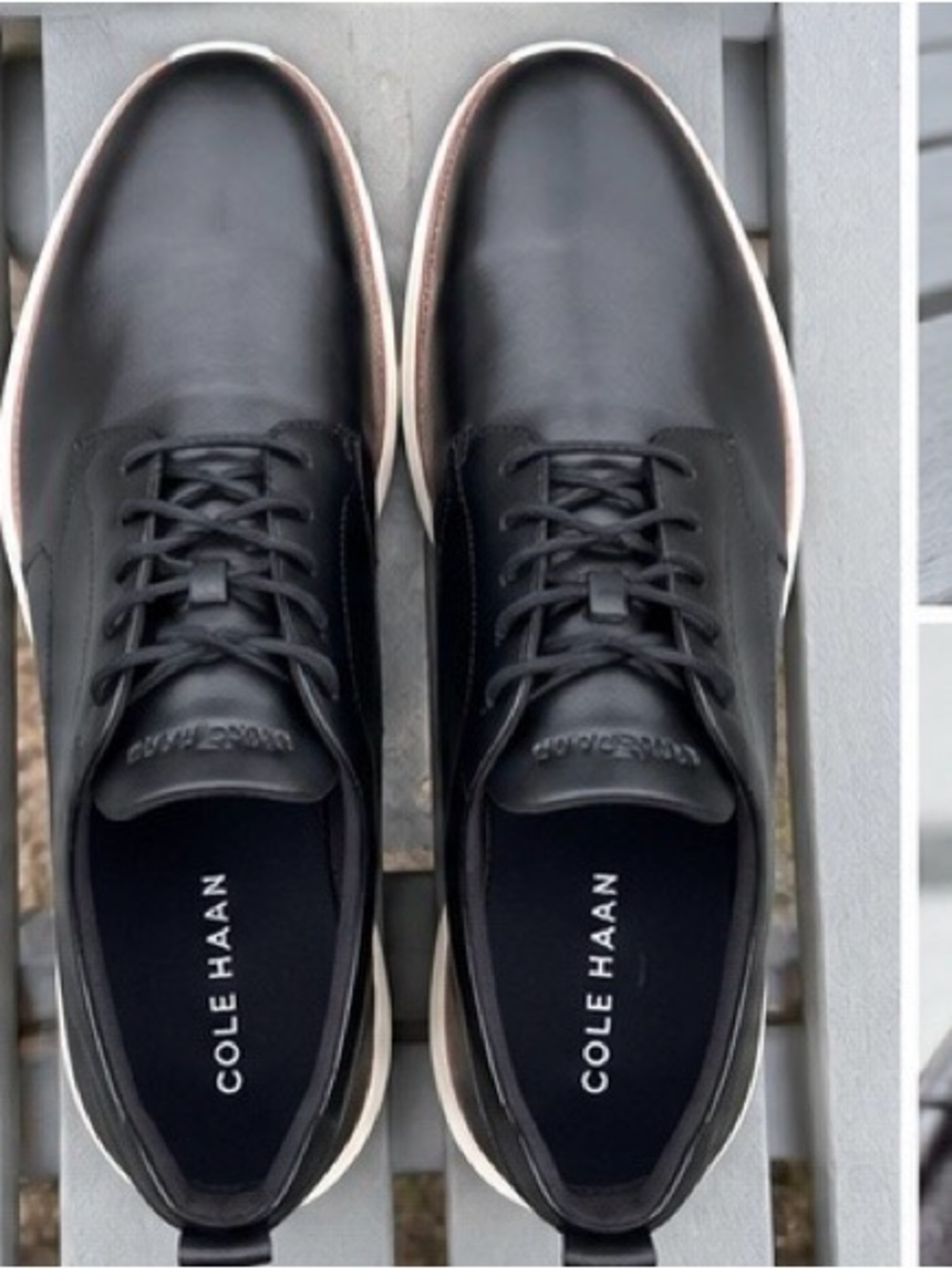 NWB Cole Haan Grand Remix Oxford Black Leather Shoes Men’s 10.5 M